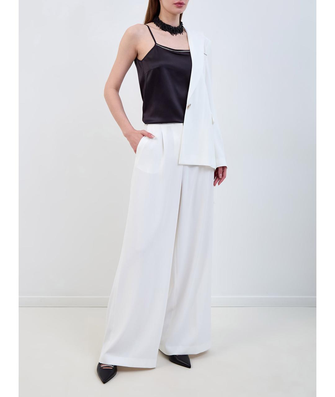 PESERICO Черная шелковая майка, фото 2