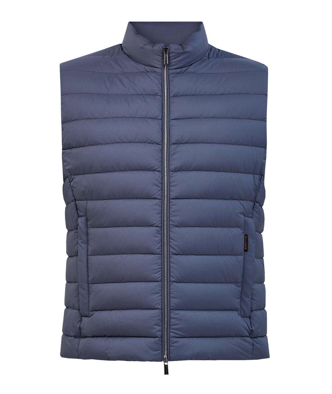 MOORER Синий полиамидовый жилет, фото 1
