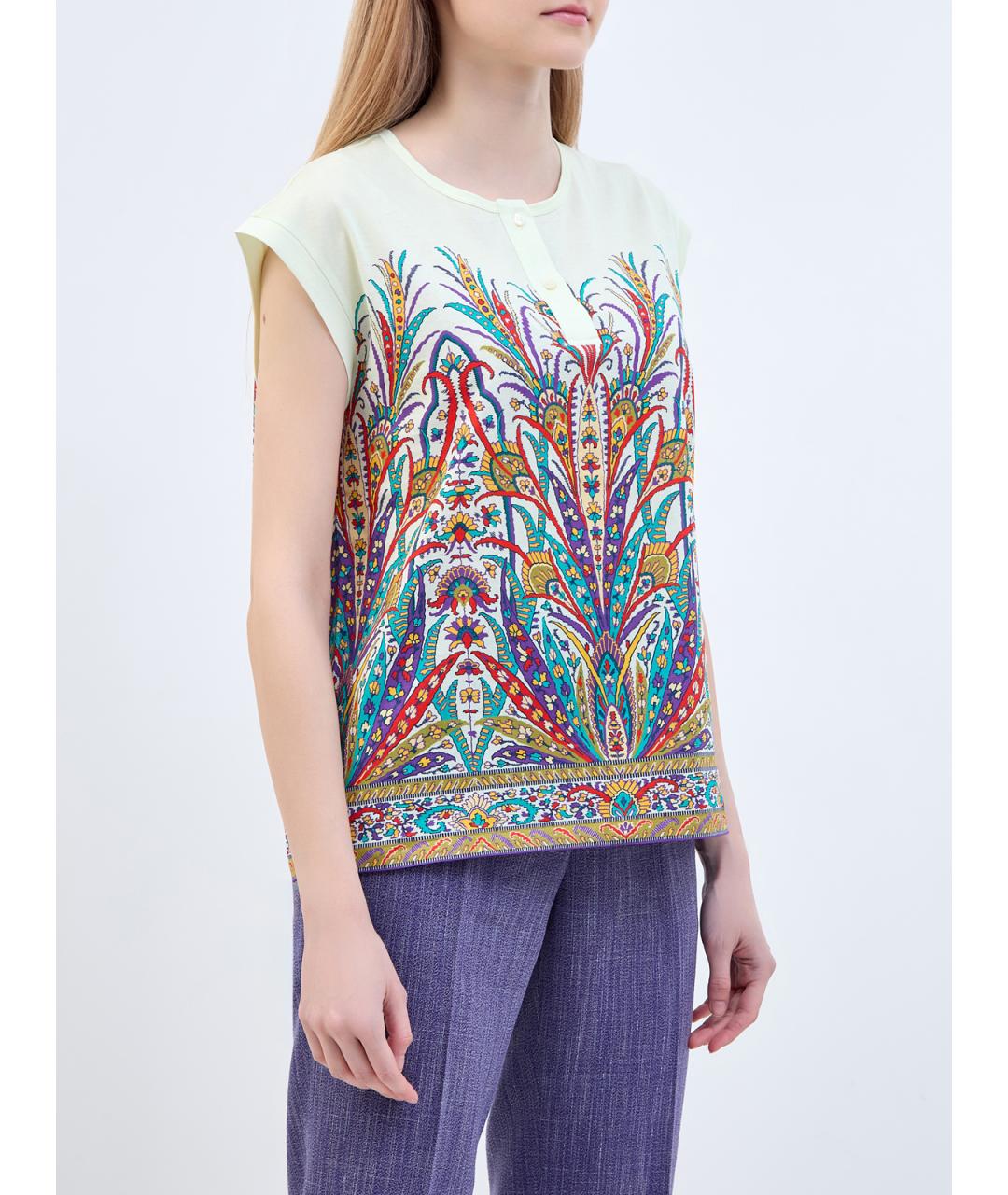 ETRO Мульти хлопковая блузы, фото 3
