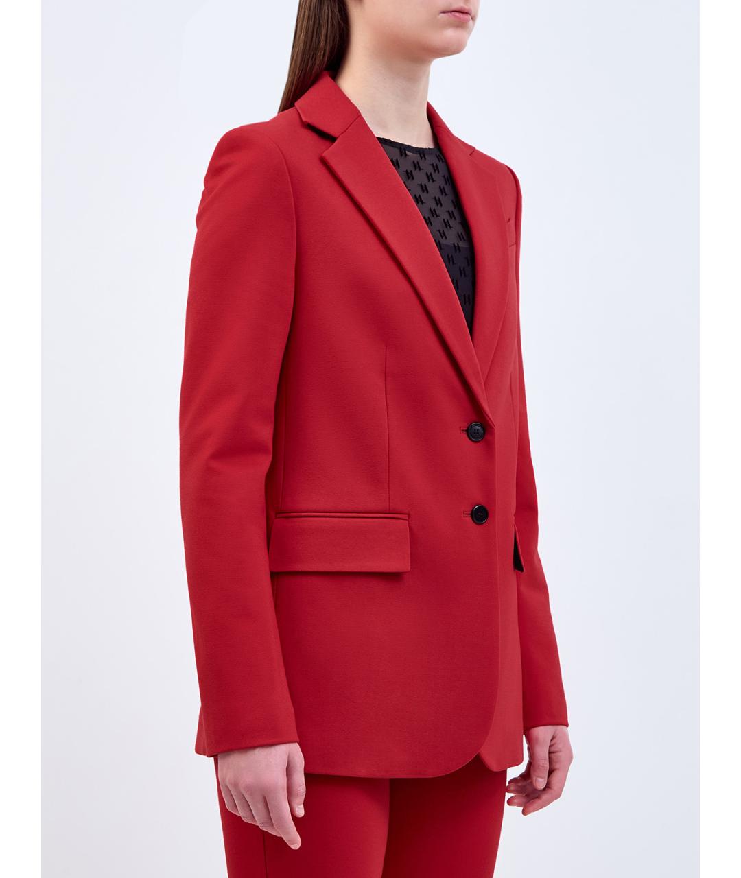 KARL LAGERFELD Красный вискозный жакет/пиджак, фото 3