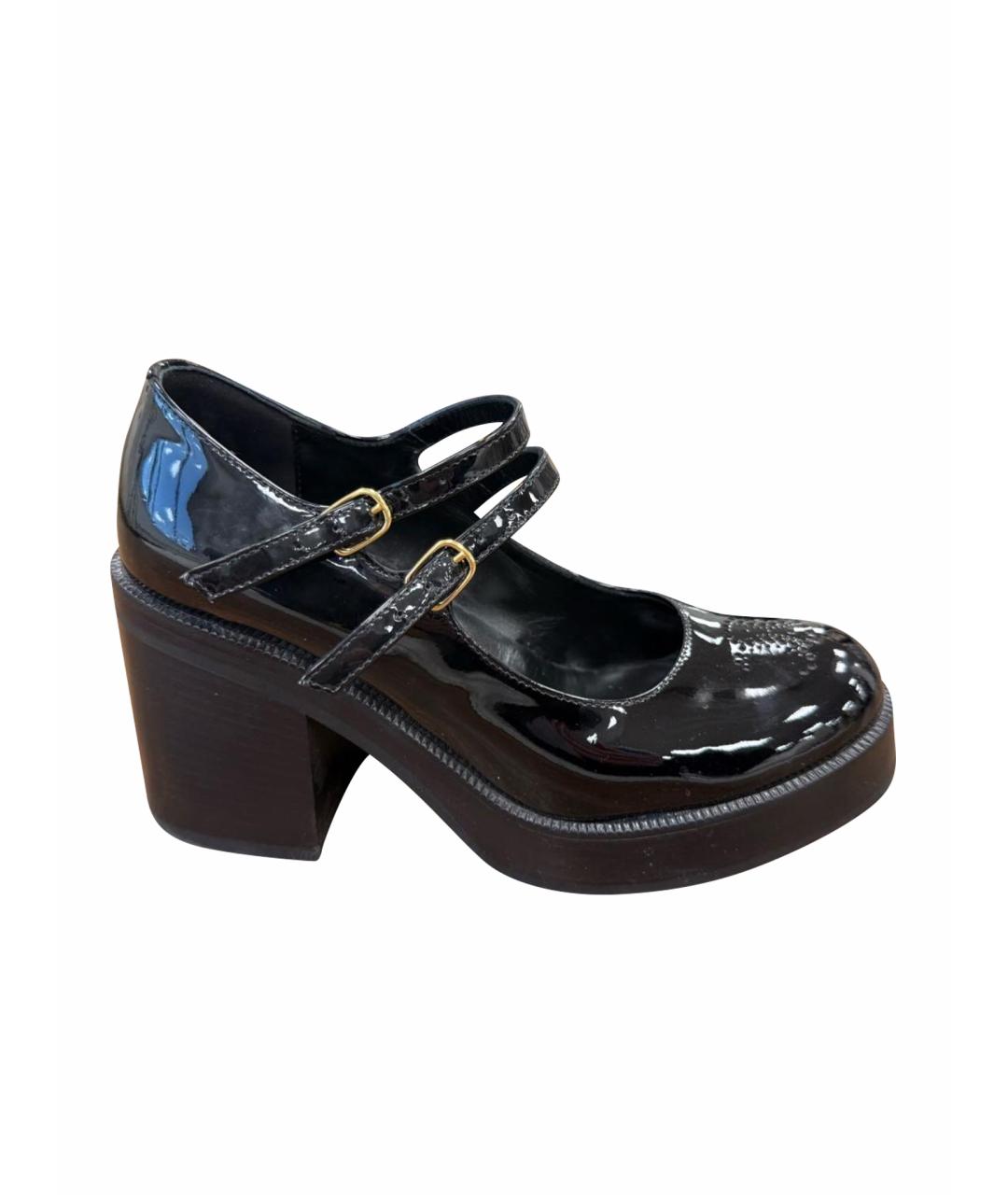 CELINE Черные туфли из лакированной кожи, фото 1