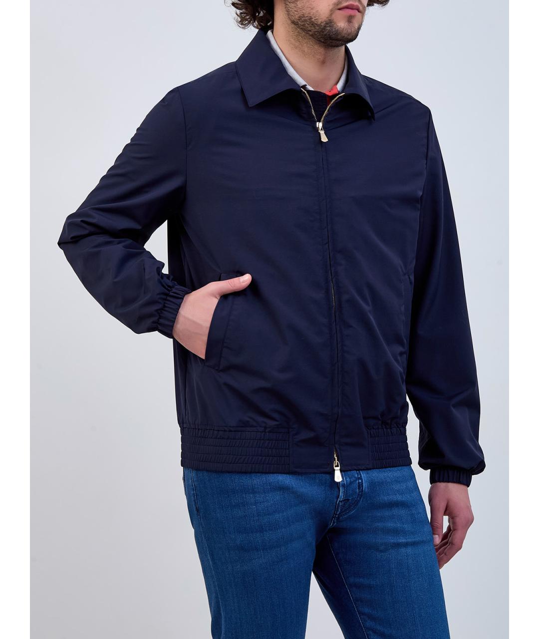 ELEVENTY Синяя шерстяная куртка, фото 3