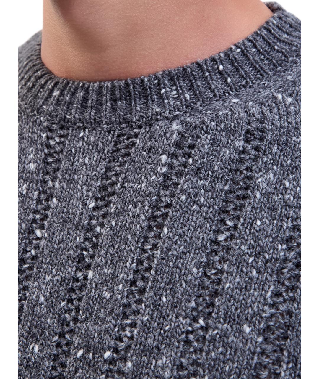 ELEVENTY Серый шерстяной джемпер / свитер, фото 5