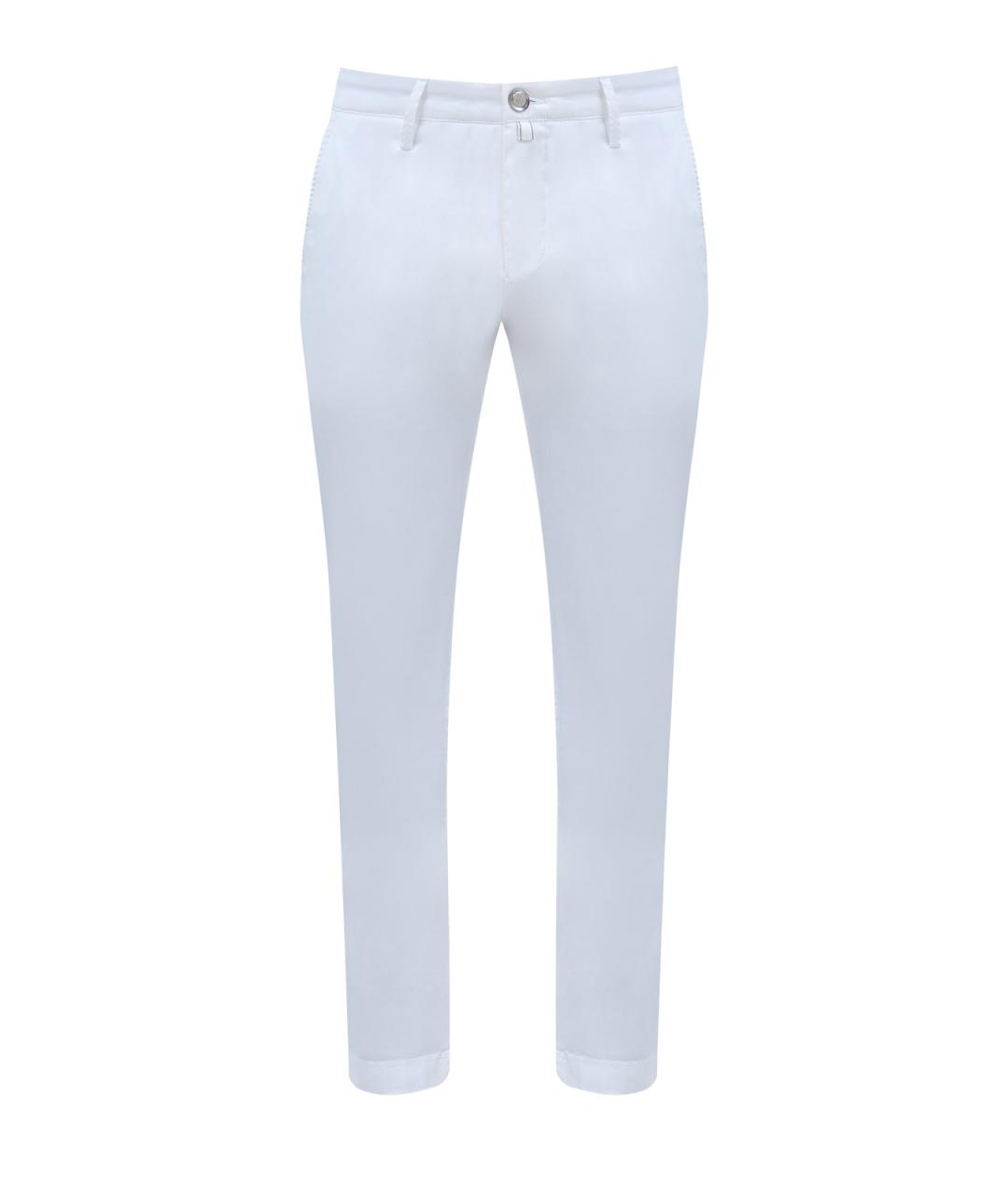 JACOB COHEN Белые хлопковые повседневные брюки, фото 1