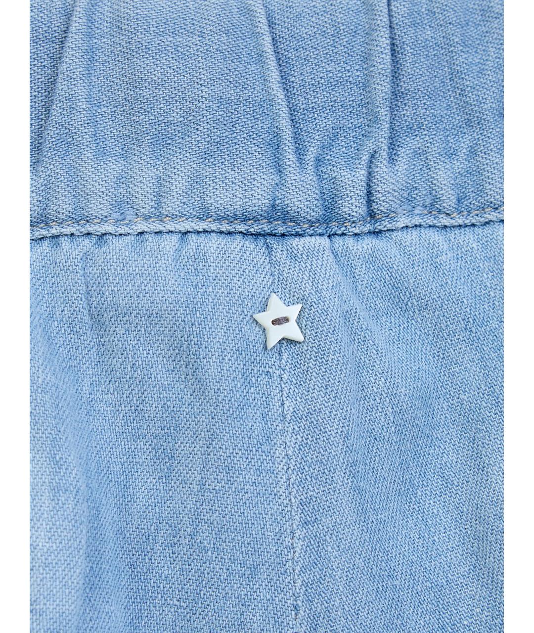 LORENA ANTONIAZZI Голубые хлопковые прямые джинсы, фото 6