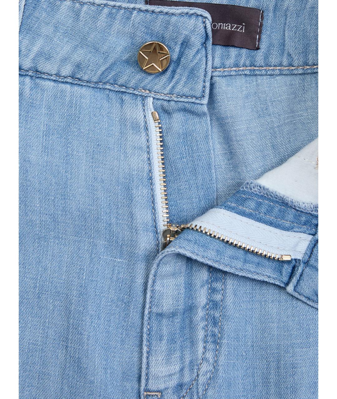 LORENA ANTONIAZZI Голубые хлопковые шорты, фото 6