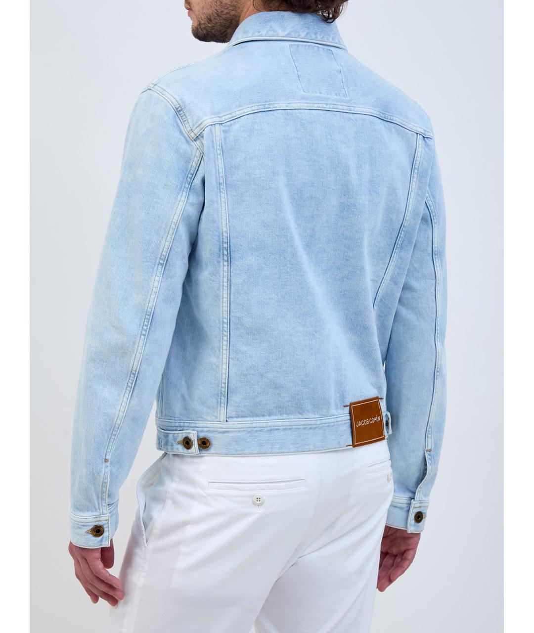 JACOB COHEN Голубая хлопковая куртка, фото 4