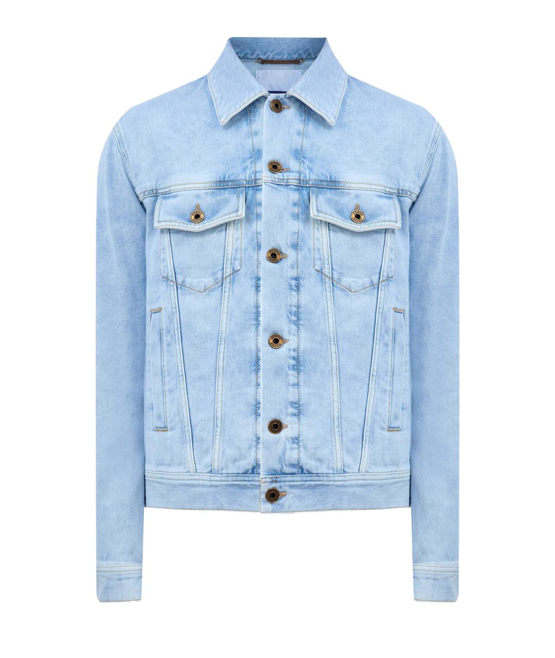 JACOB COHEN Голубая хлопковая куртка, фото 1