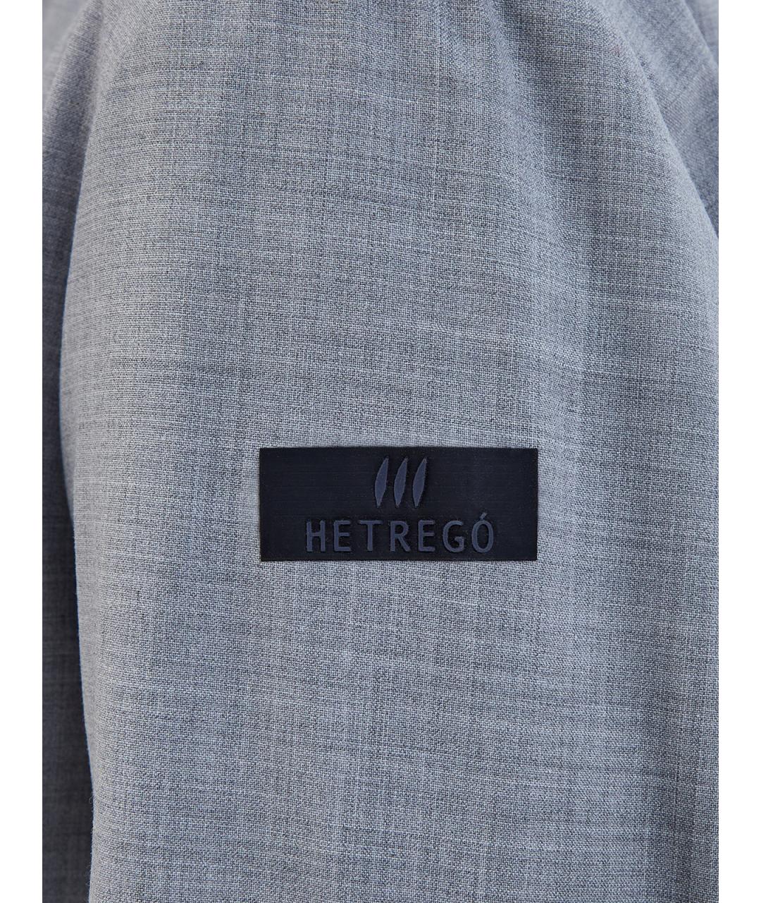 HETREGO Серая полиэстеровая куртка, фото 5