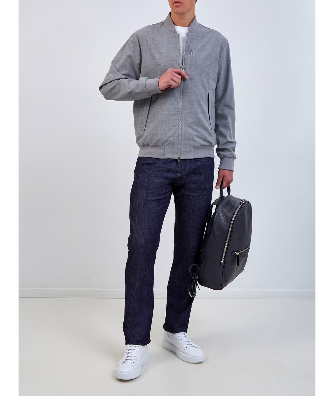 HETREGO Серая полиэстеровая куртка, фото 2