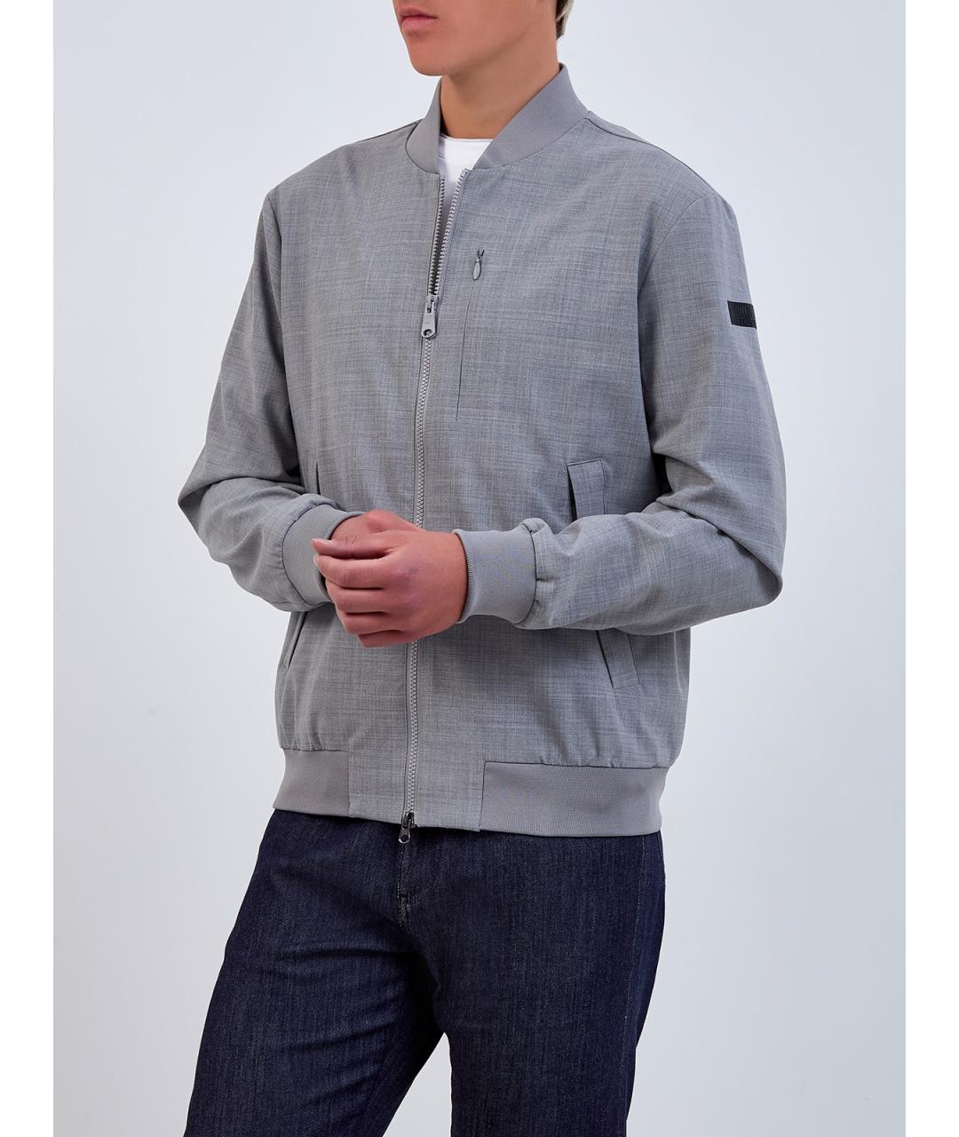 HETREGO Серая полиэстеровая куртка, фото 3