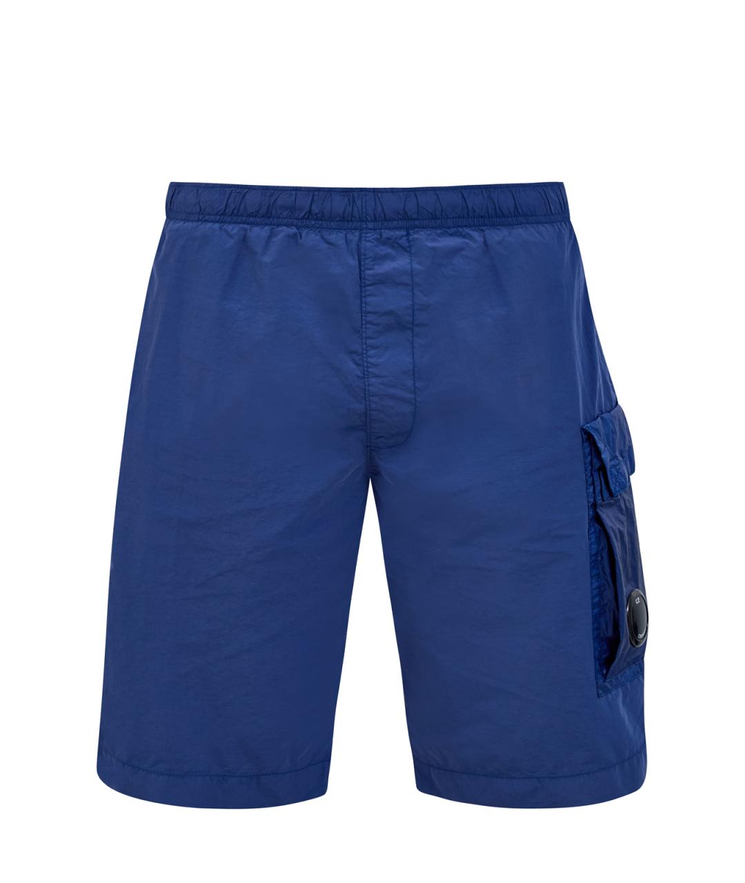 CP COMPANY Синие полиамидовые шорты, фото 1