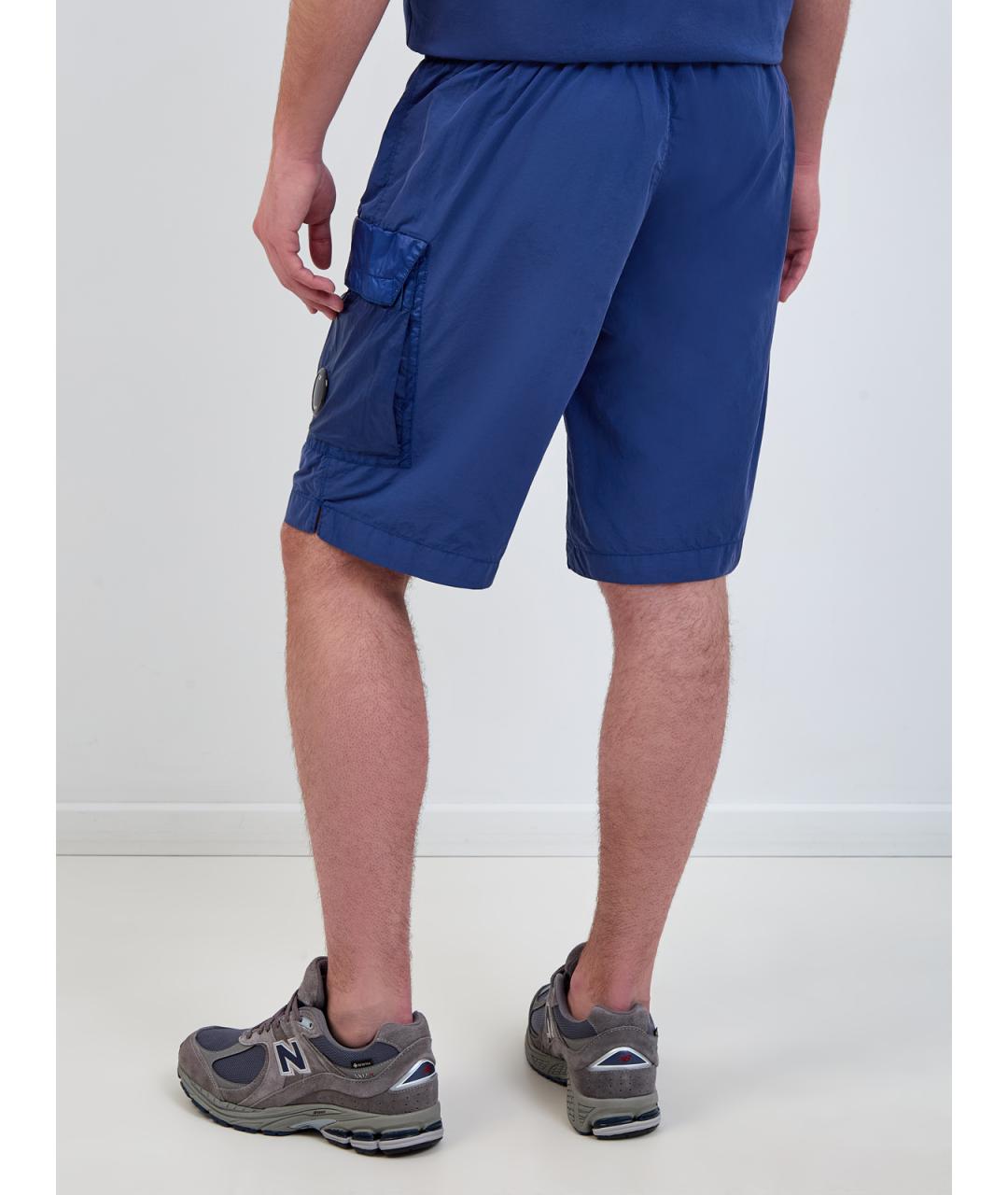 CP COMPANY Синие полиамидовые шорты, фото 4