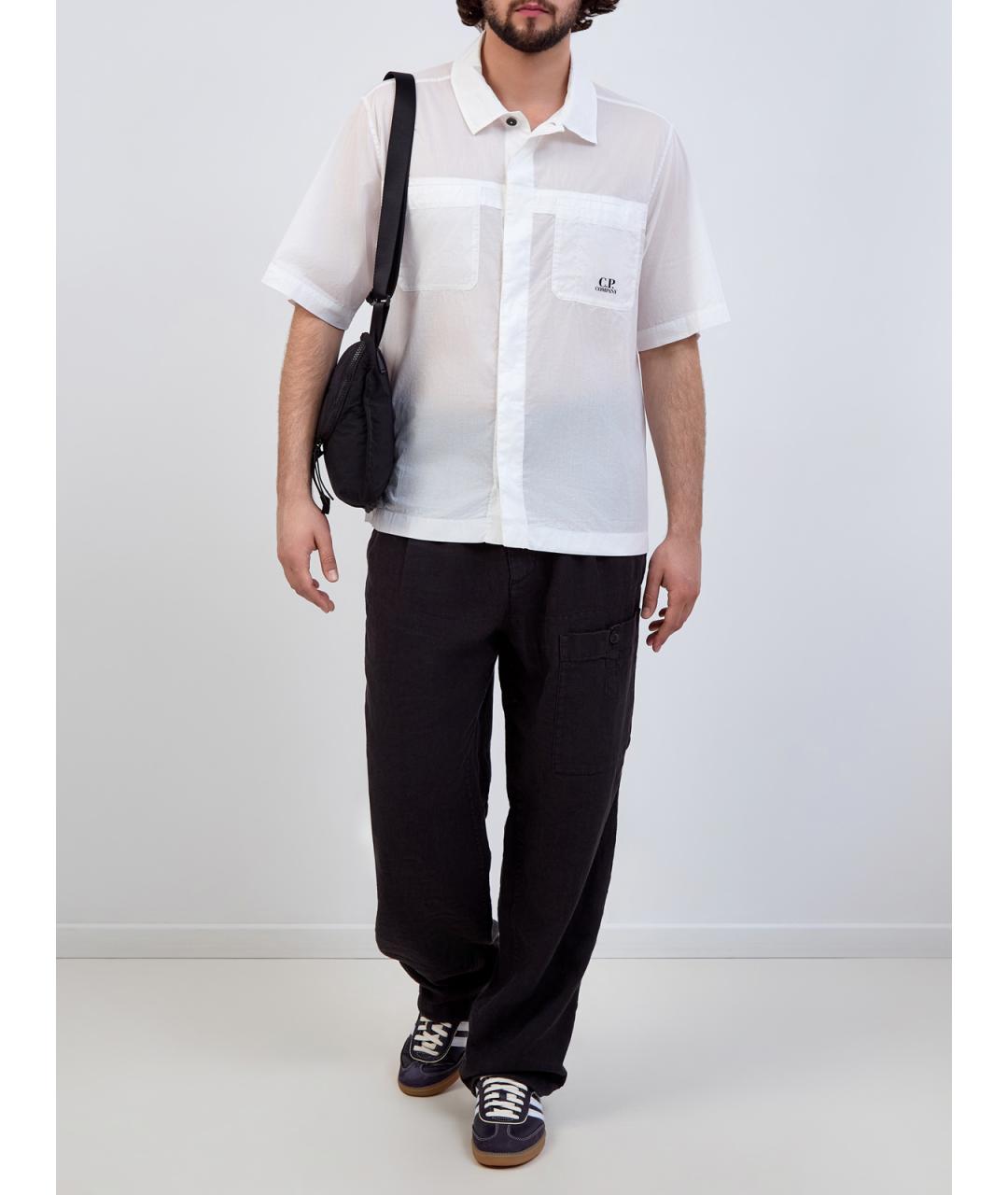 CP COMPANY Белая хлопковая кэжуал рубашка, фото 2
