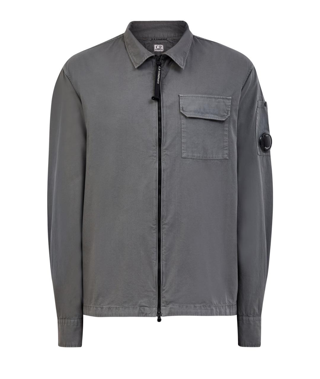 CP COMPANY Серая хлопковая куртка, фото 1