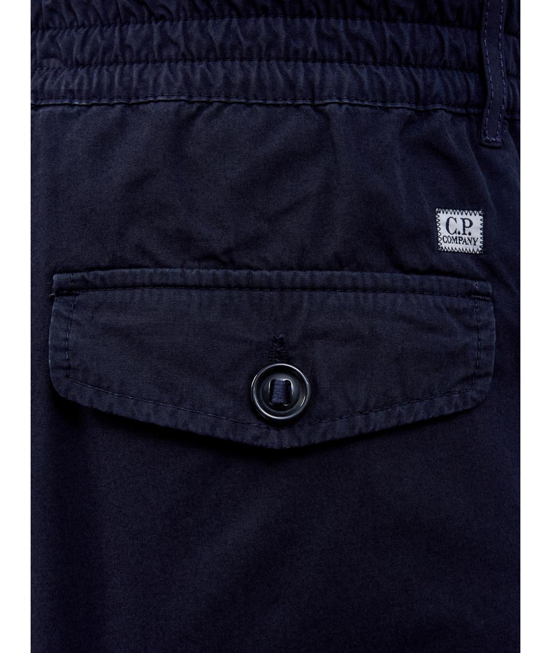 CP COMPANY Синие хлопковые повседневные брюки, фото 5