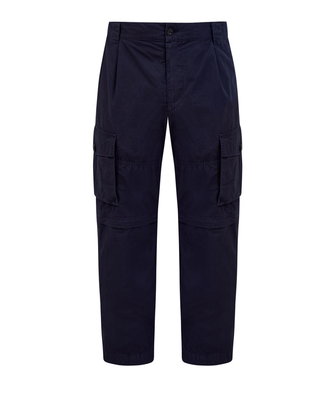 CP COMPANY Синие хлопковые повседневные брюки, фото 1