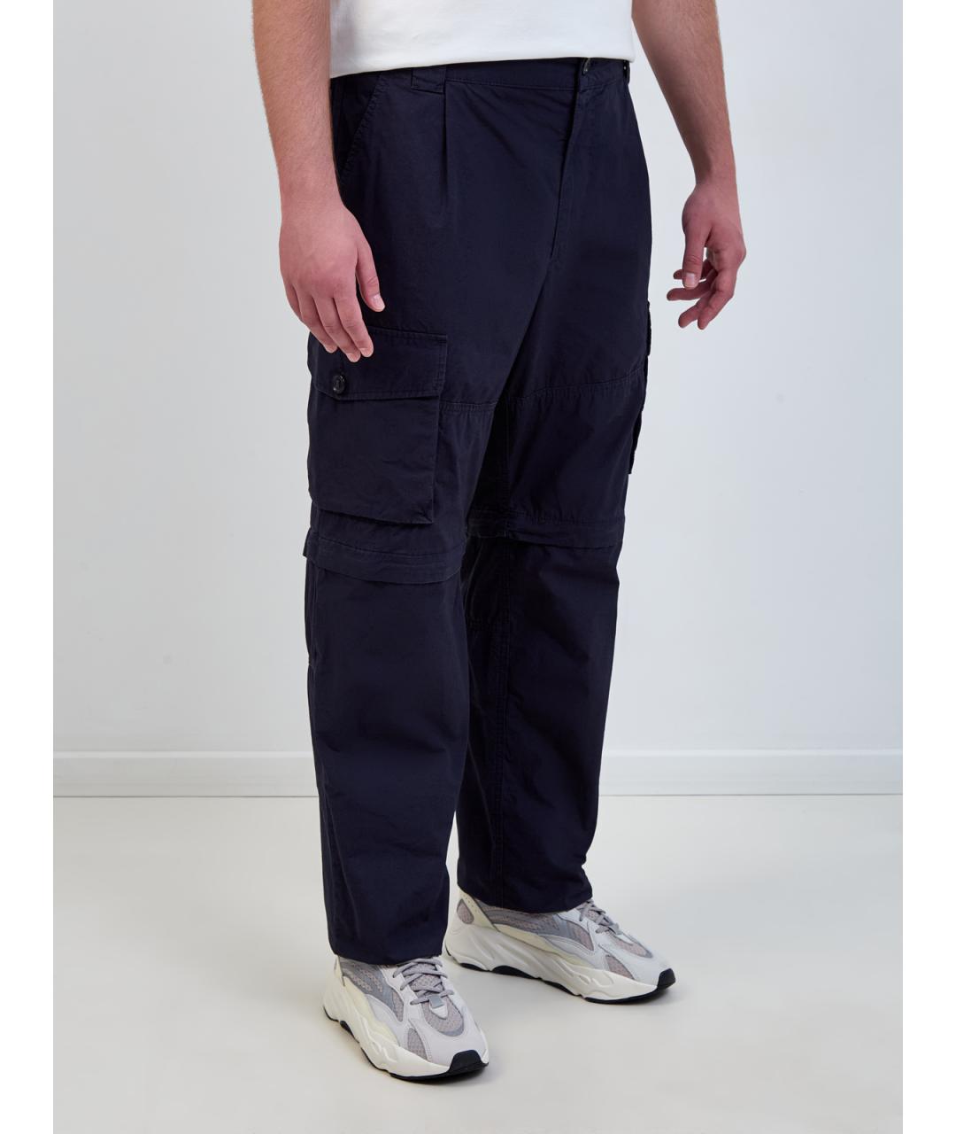 CP COMPANY Синие хлопковые повседневные брюки, фото 3