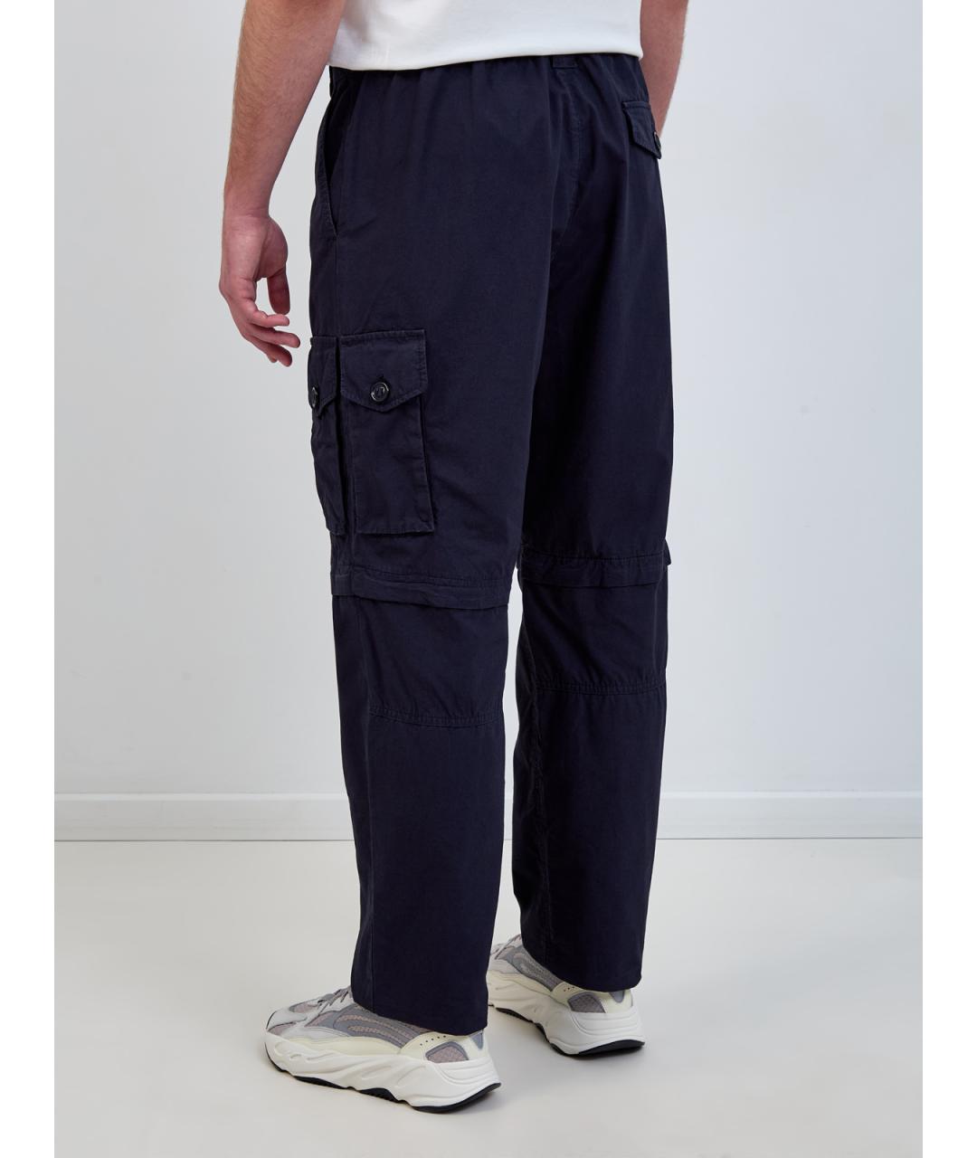 CP COMPANY Синие хлопковые повседневные брюки, фото 4