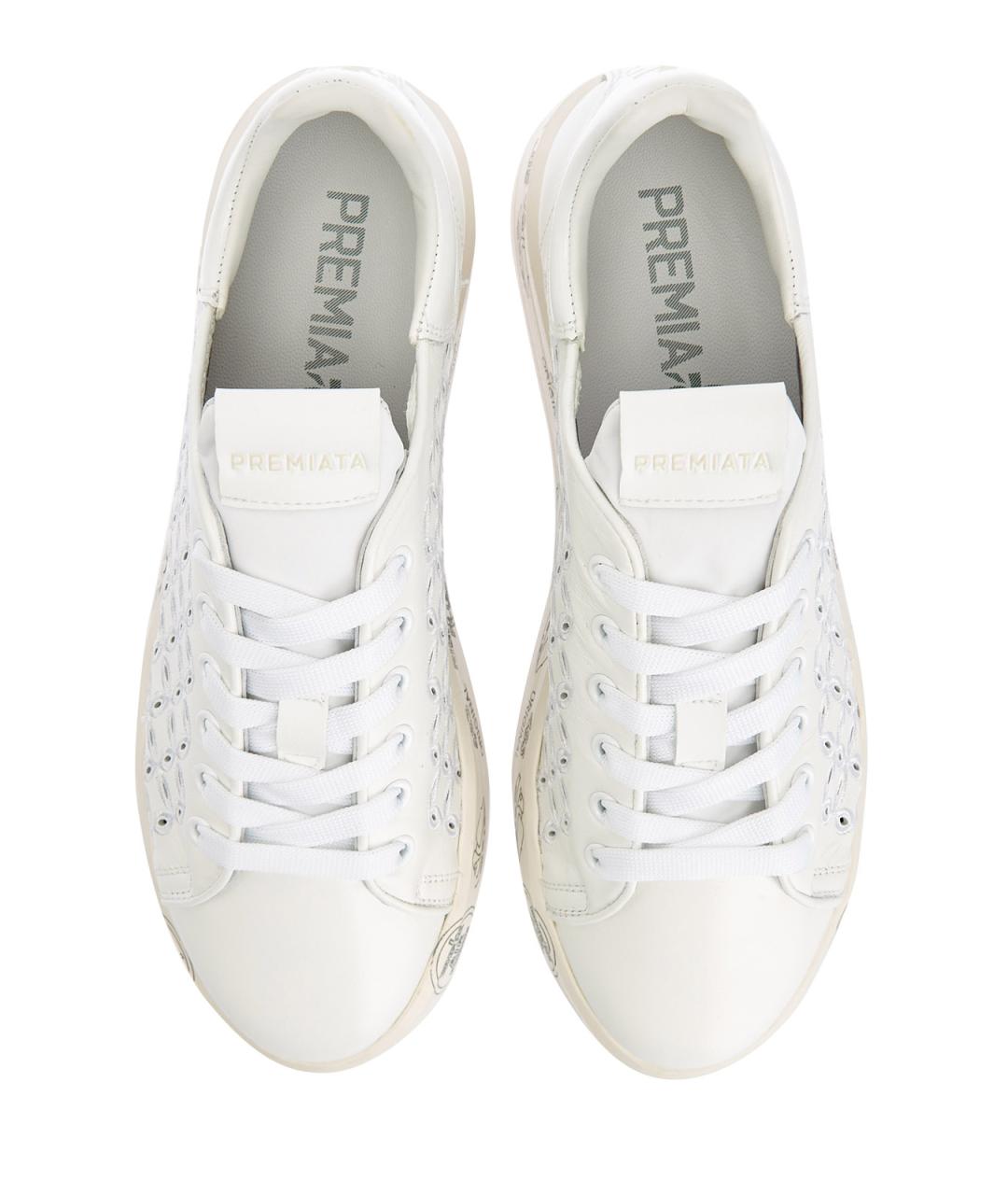 PREMIATA Белые кожаные кеды, фото 6