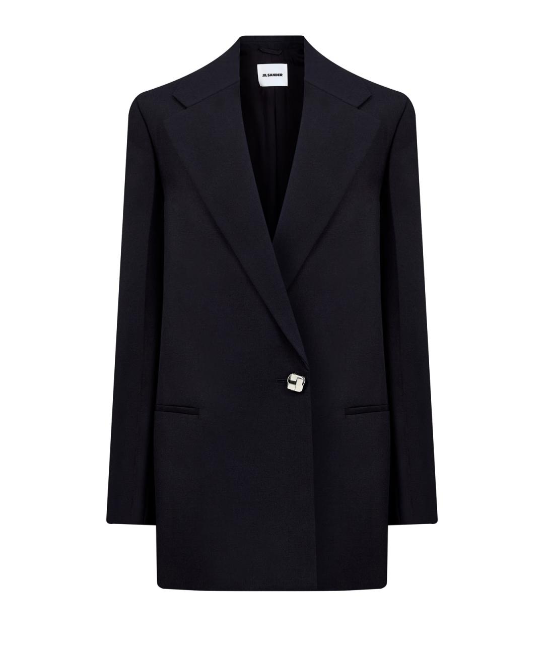 JIL SANDER Черный шерстяной жакет/пиджак, фото 1
