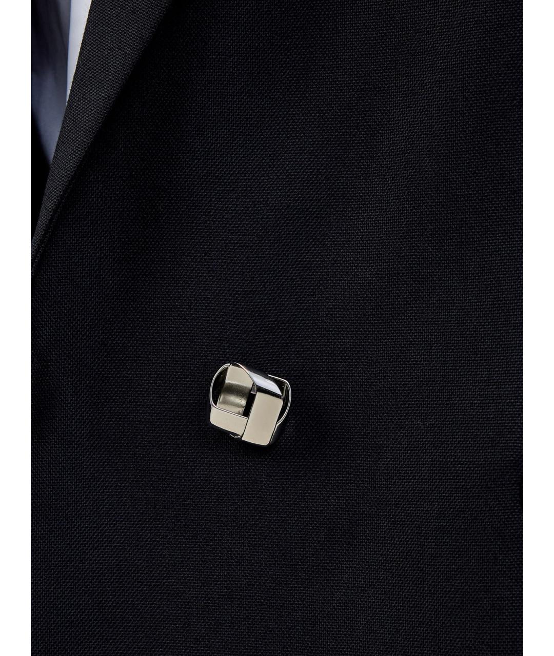 JIL SANDER Черный шерстяной жакет/пиджак, фото 5