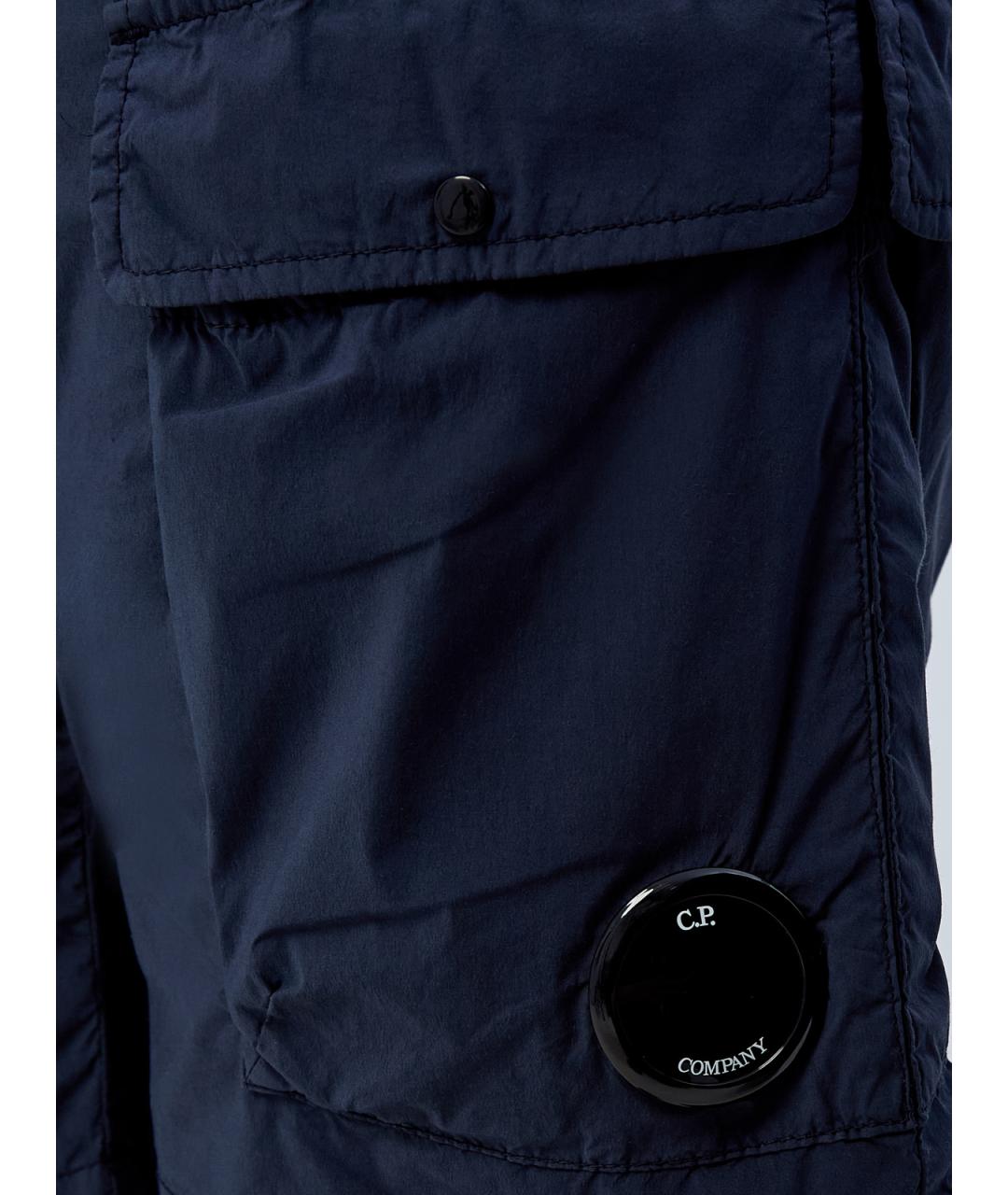 CP COMPANY Темно-синие хлопковые шорты, фото 5