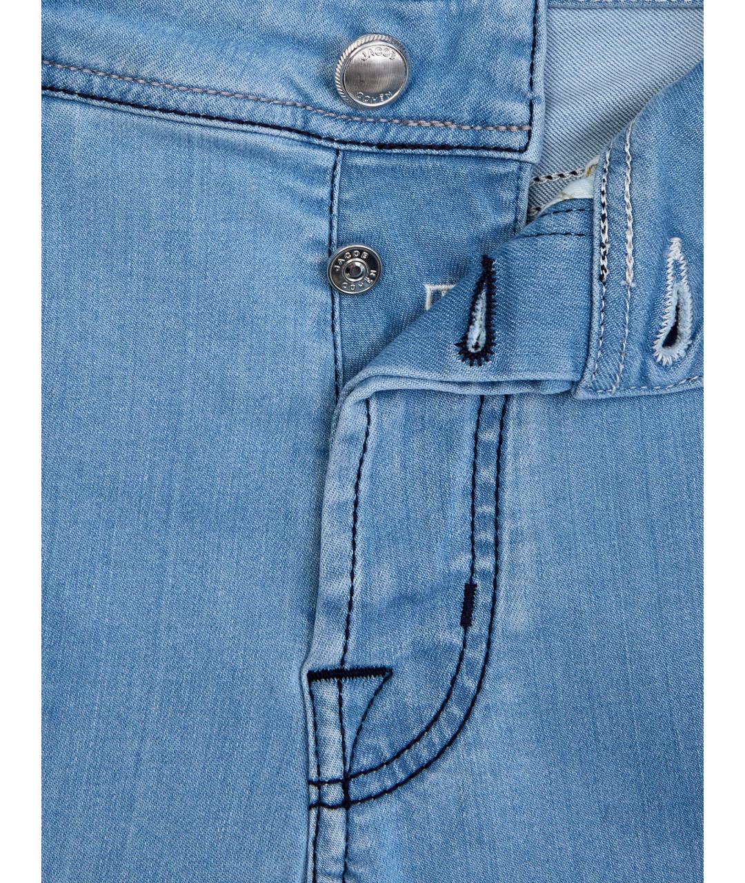 JACOB COHEN Голубые прямые джинсы, фото 6