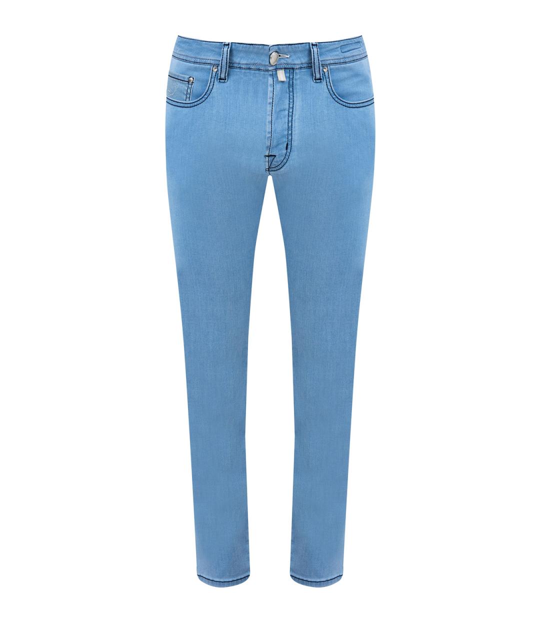 JACOB COHEN Голубые прямые джинсы, фото 1