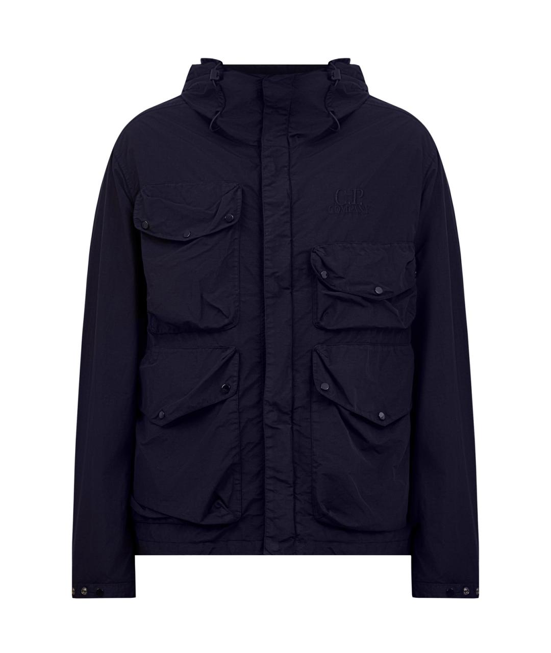 CP COMPANY Темно-синяя полиамидовая куртка, фото 1
