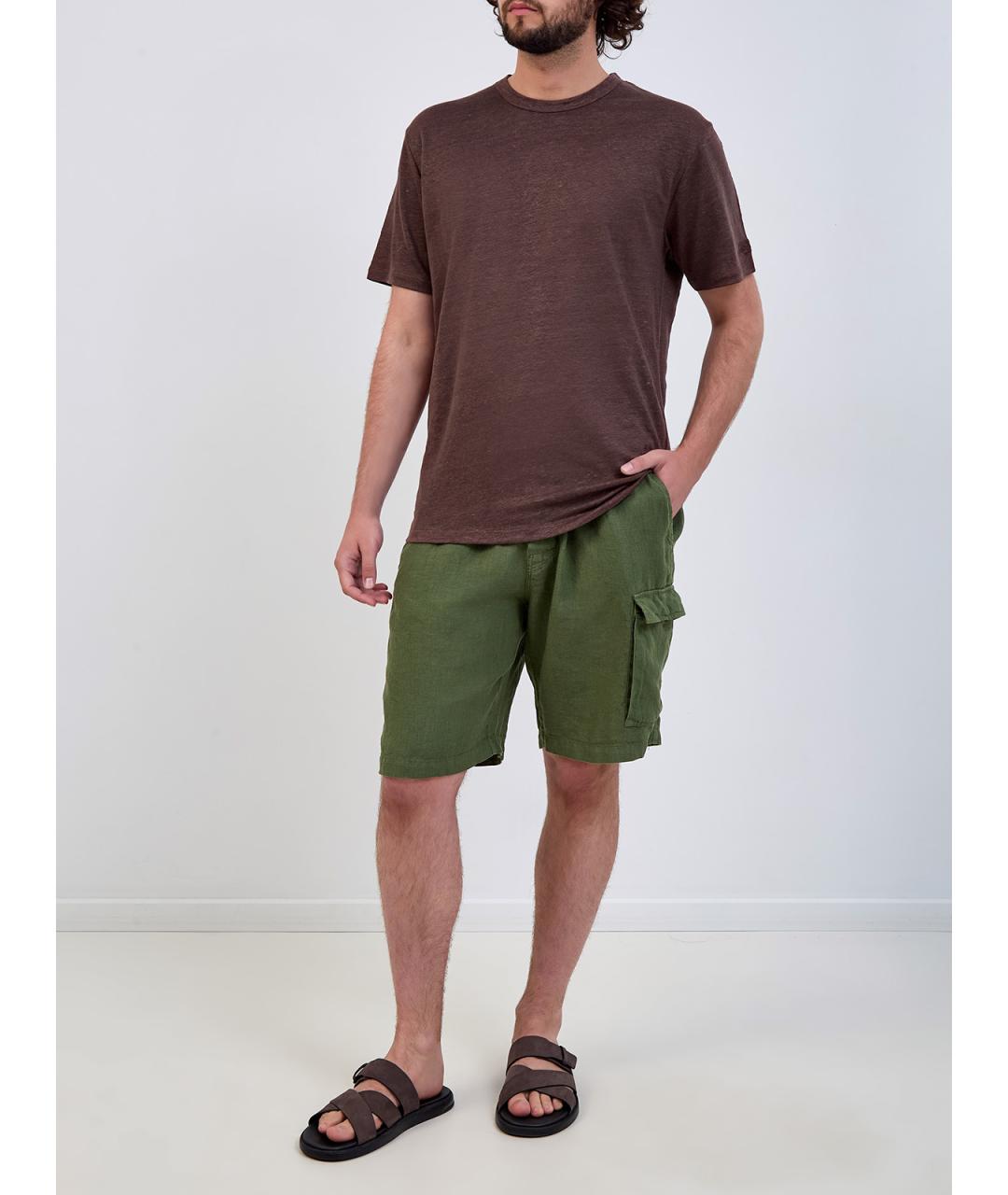 MC2 SAINT BARTH Коричневая футболка, фото 2