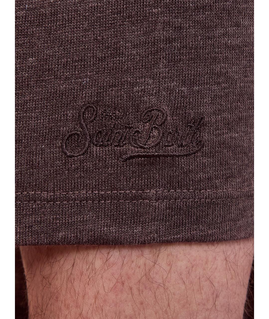 MC2 SAINT BARTH Коричневая футболка, фото 5