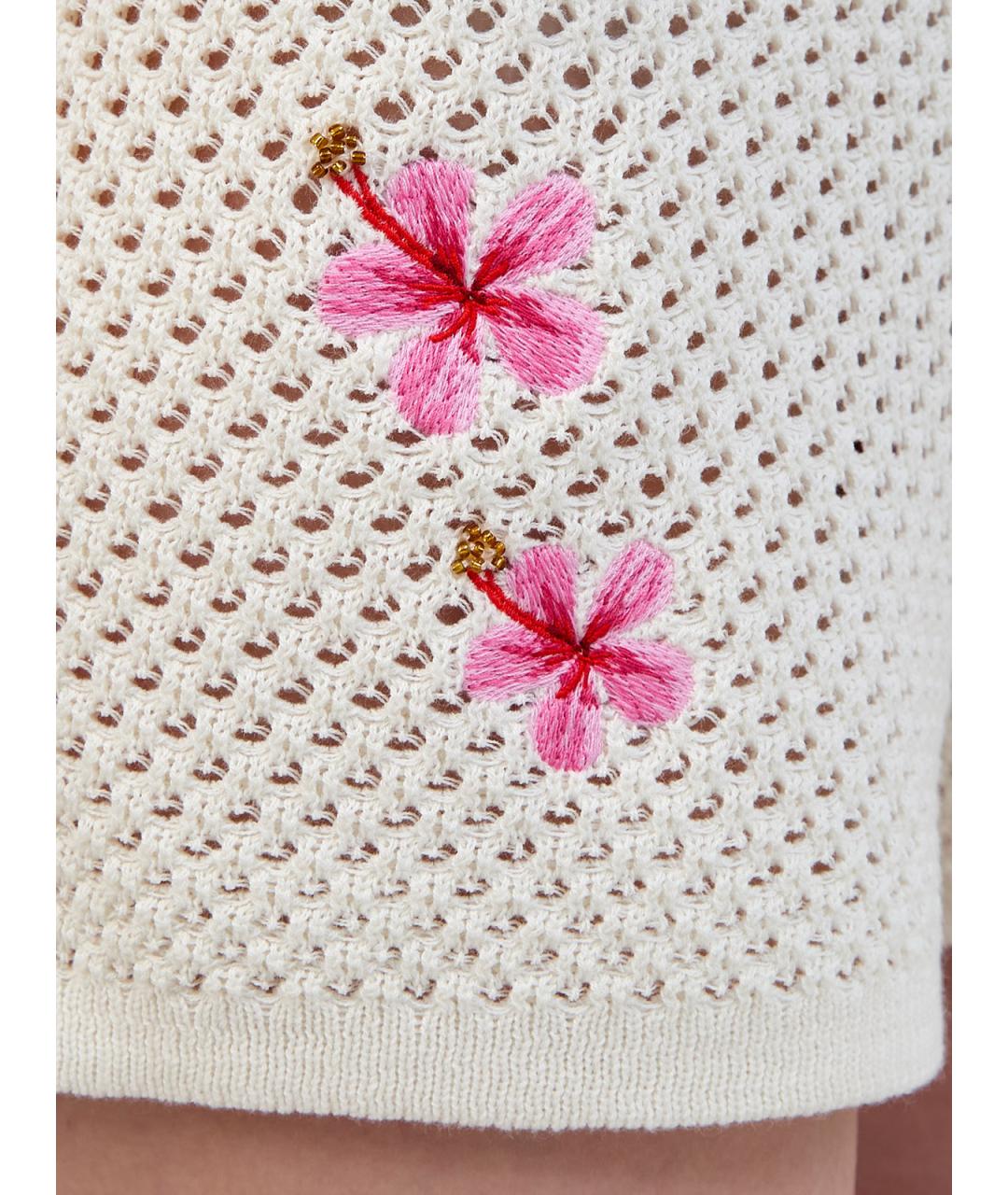 MC2 SAINT BARTH Бежевые хлопковые шорты, фото 5