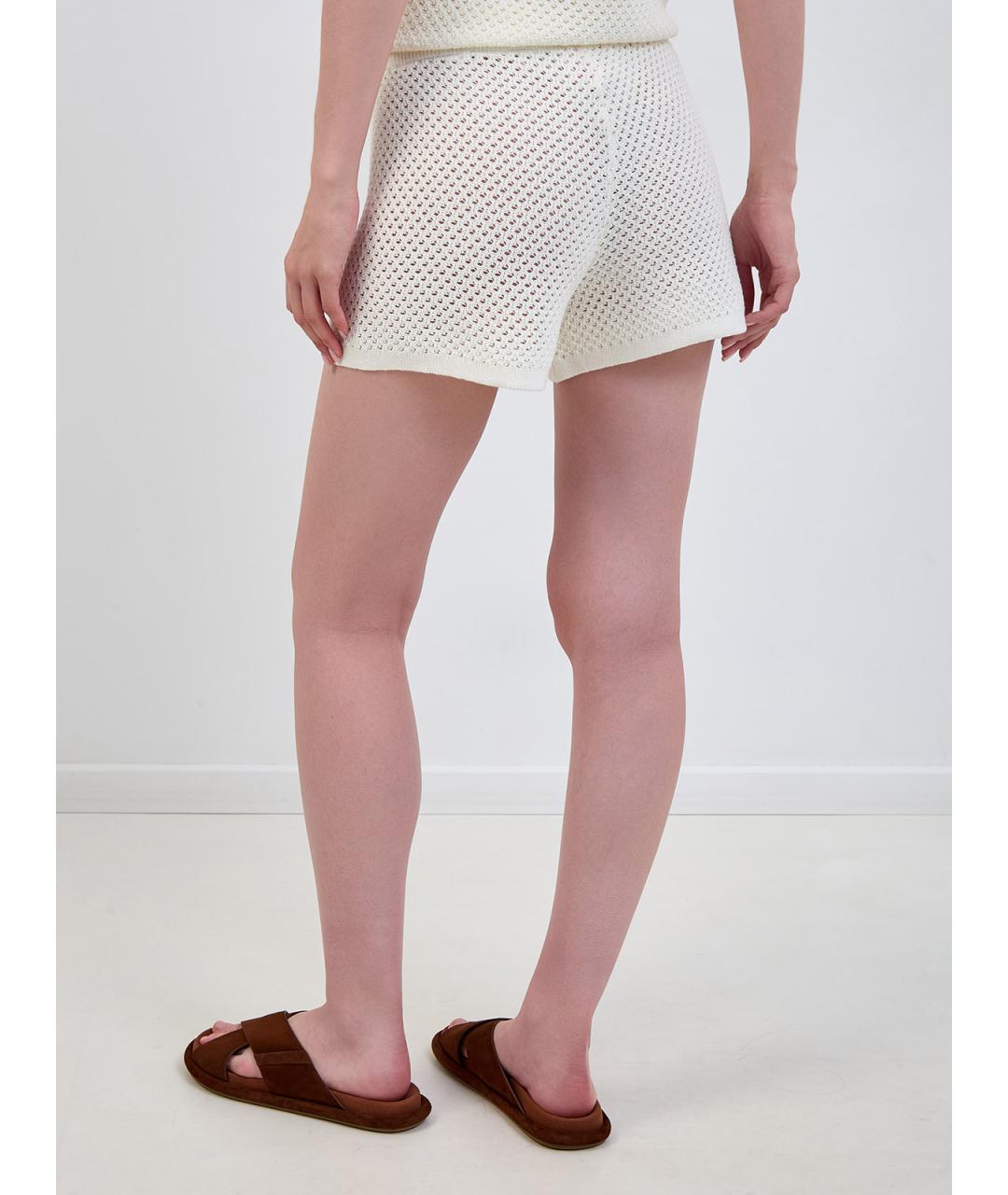 MC2 SAINT BARTH Бежевые хлопковые шорты, фото 4