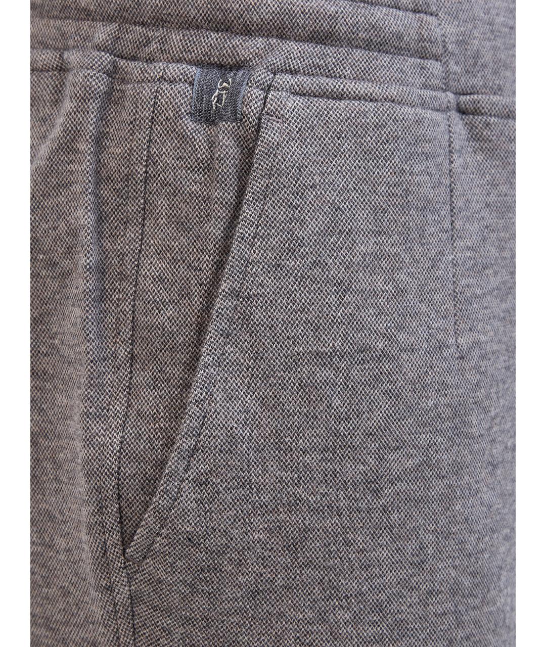 CAPOBIANCO Серые хлопковые повседневные брюки, фото 5