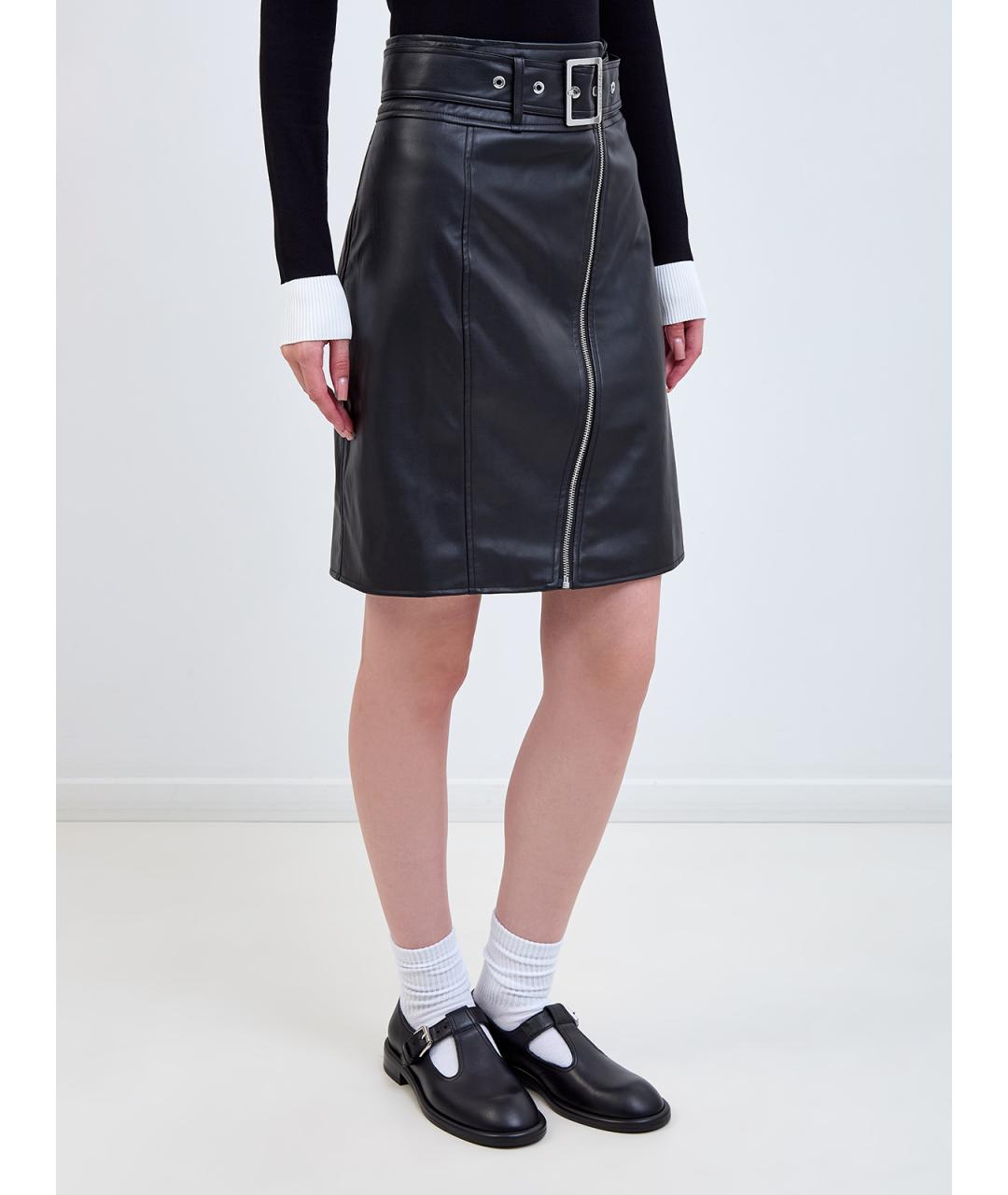 KARL LAGERFELD Черная юбка миди, фото 3