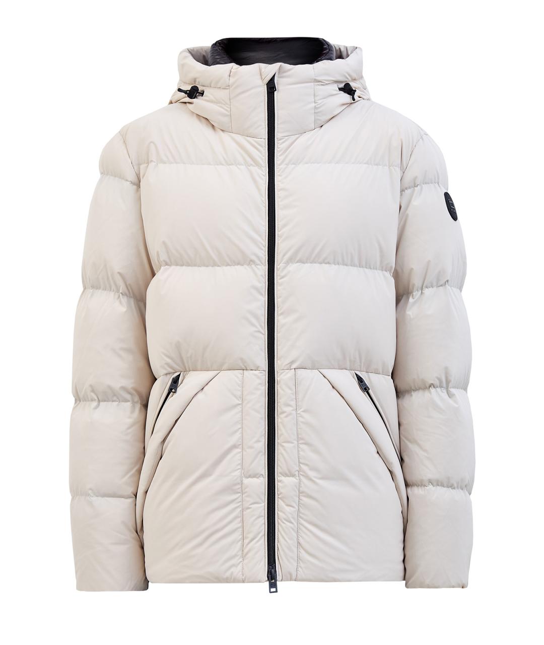 WOOLRICH Бежевый пуховик, фото 1