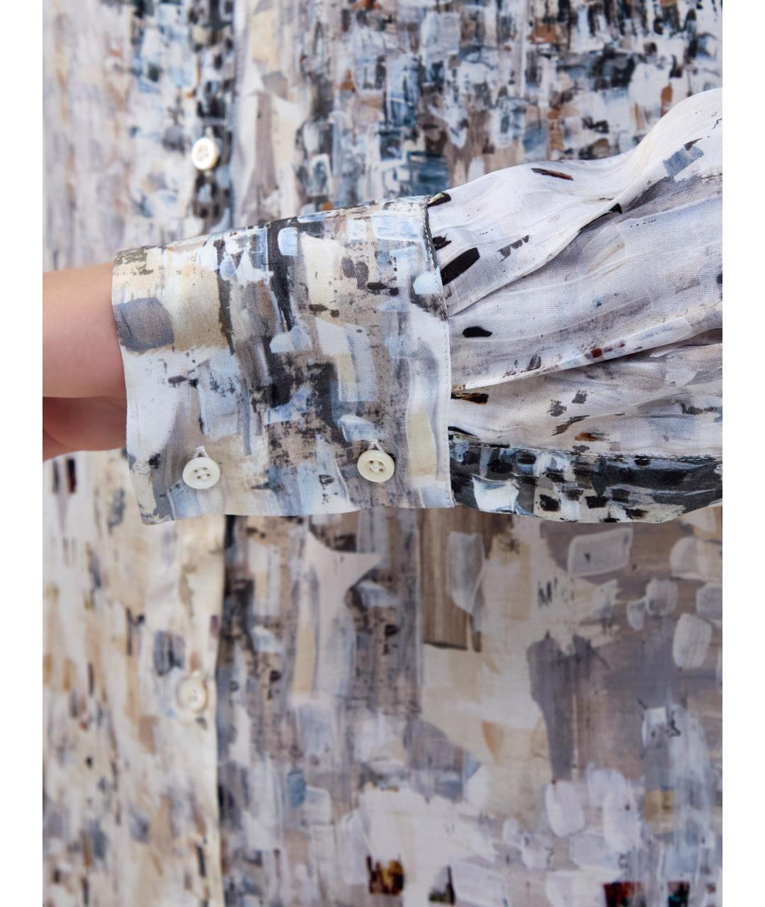 PESERICO Мульти вискозная рубашка, фото 3