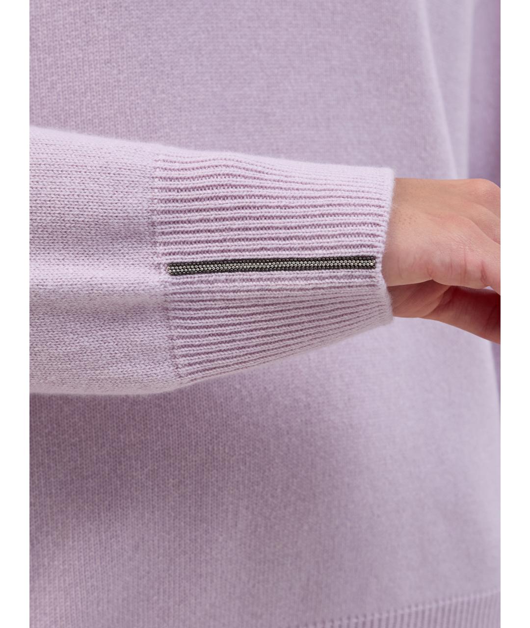 PESERICO Фиолетовый кашемировый джемпер / свитер, фото 3