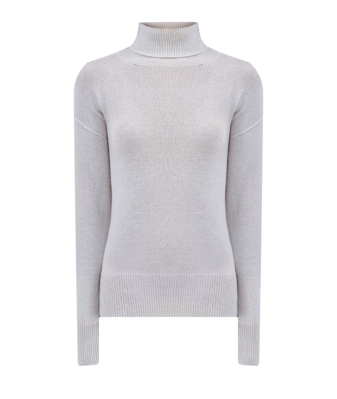 LORENA ANTONIAZZI Белый шерстяной джемпер / свитер, фото 1