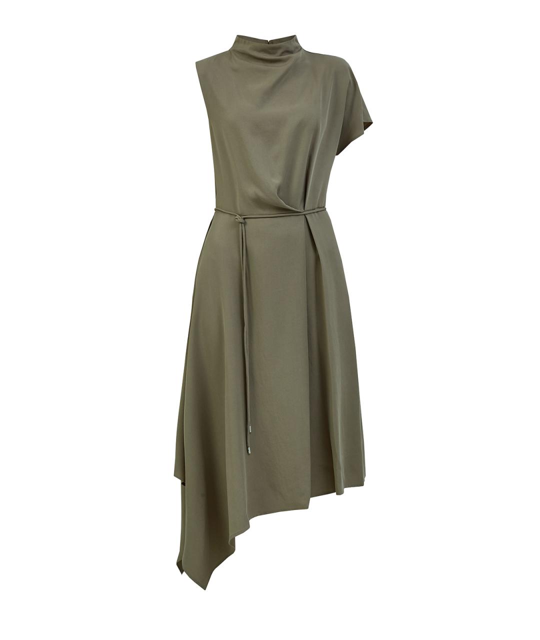 PESERICO Зеленые повседневное платье, фото 1