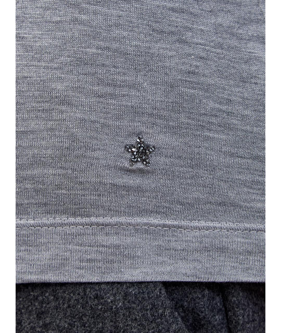 LORENA ANTONIAZZI Серая вискозная водолазка, фото 5