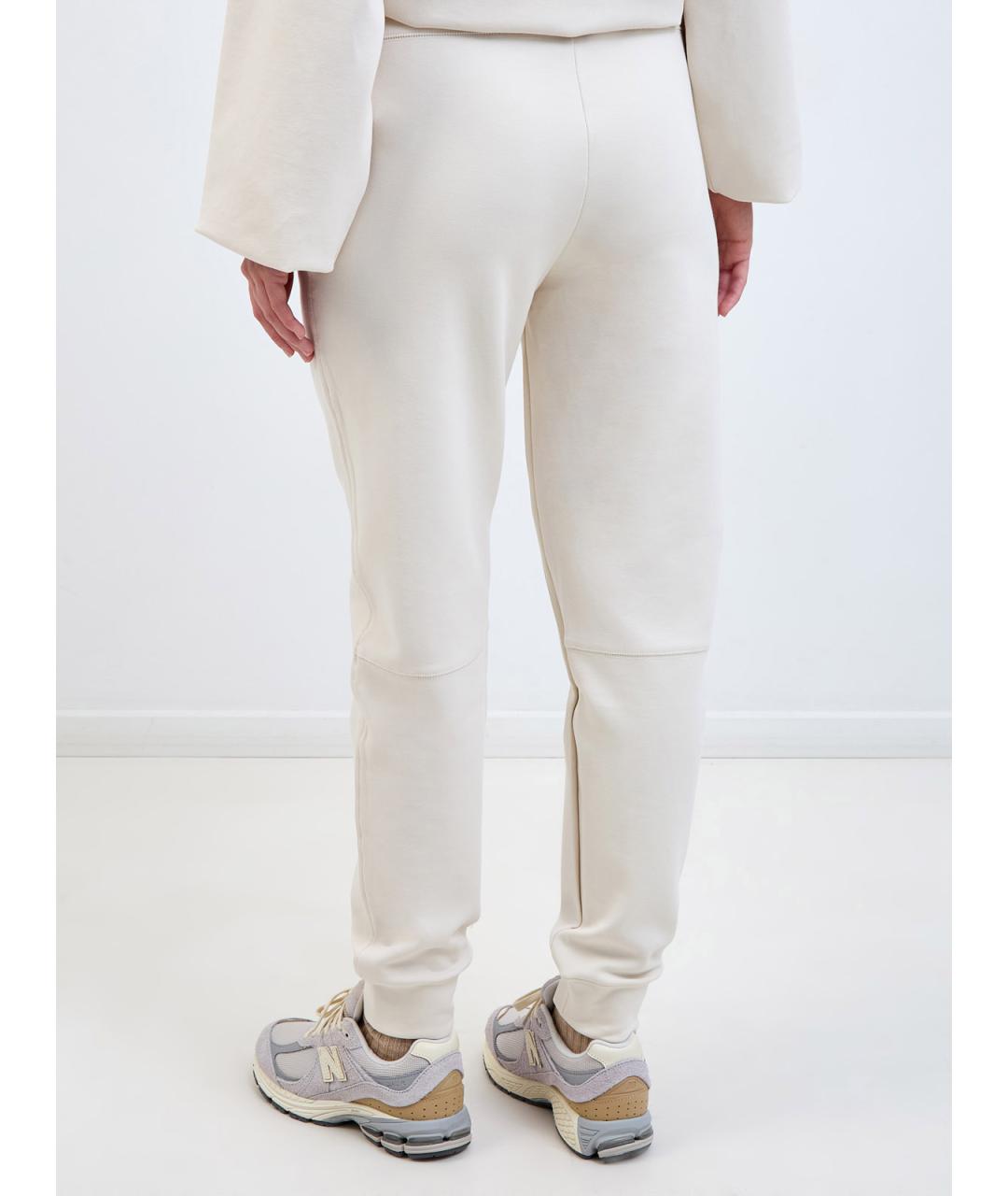 WOOLRICH Бежевые хлопковые прямые брюки, фото 4