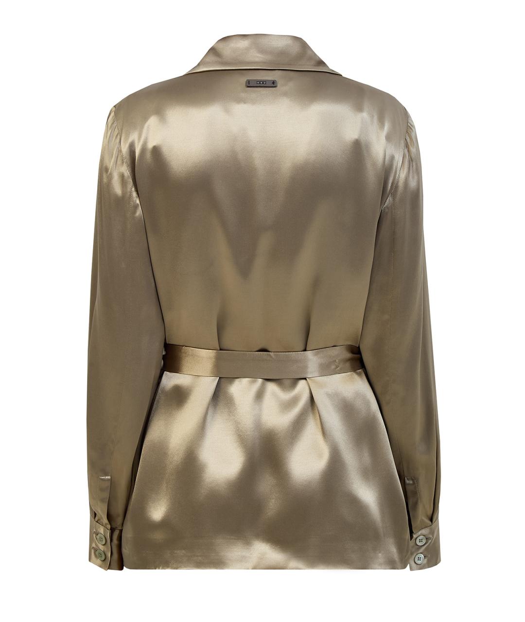 PESERICO Зеленый вискозный жакет/пиджак, фото 2