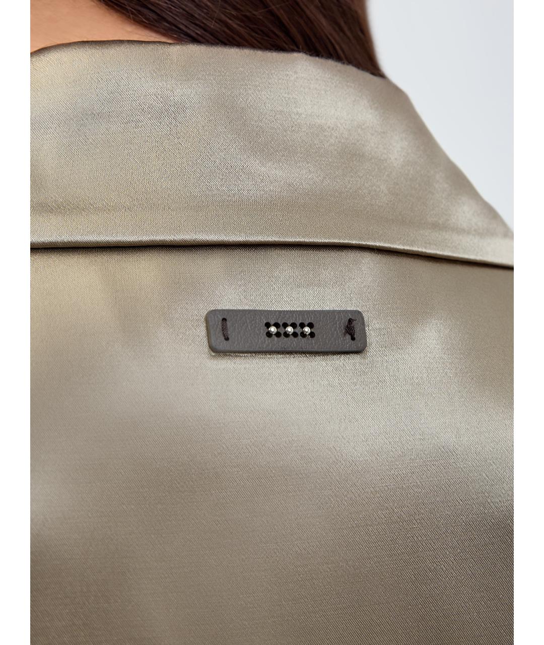 PESERICO Зеленый вискозный жакет/пиджак, фото 3