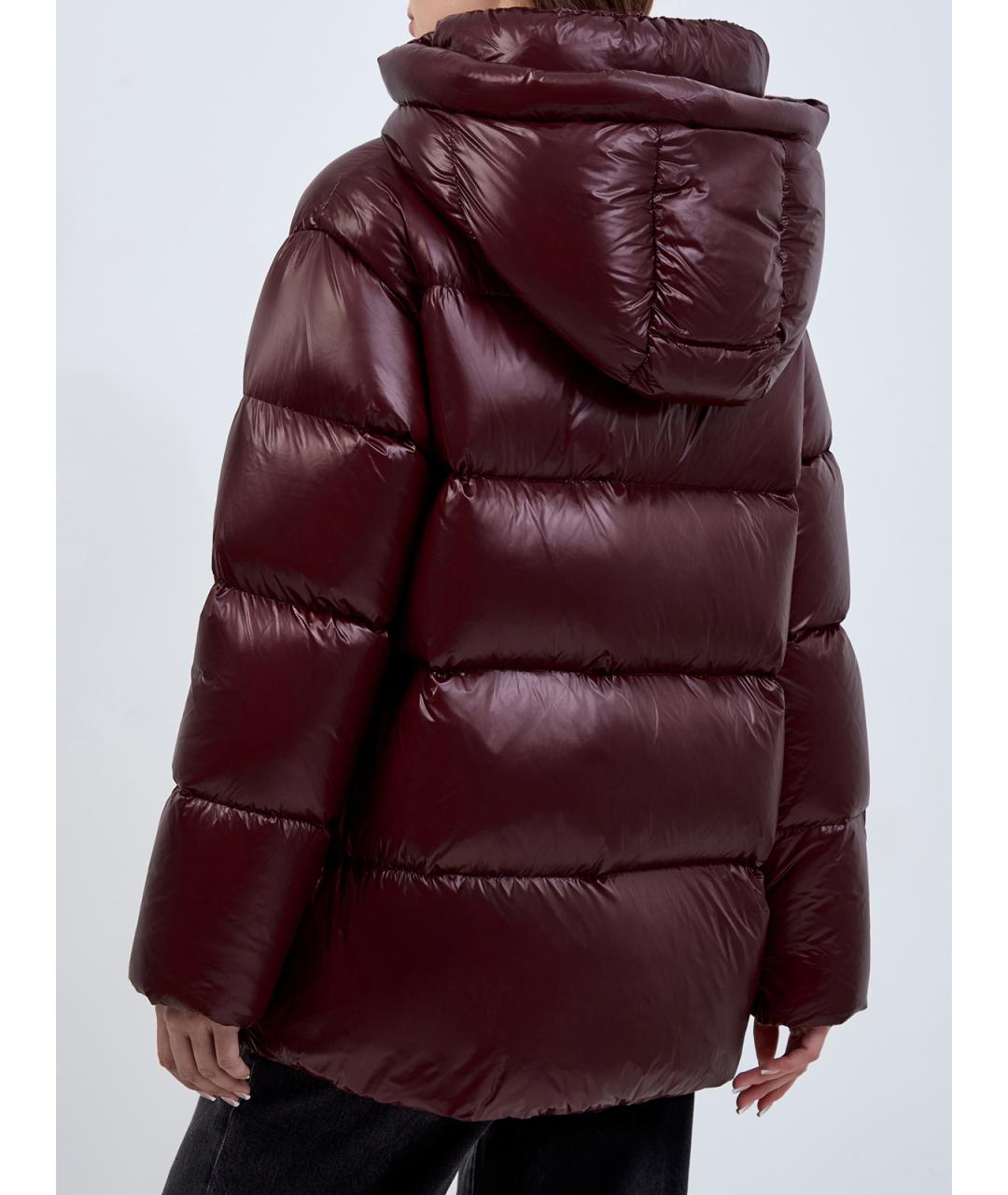 HETREGO Бордовый полиамидовый пуховик, фото 4