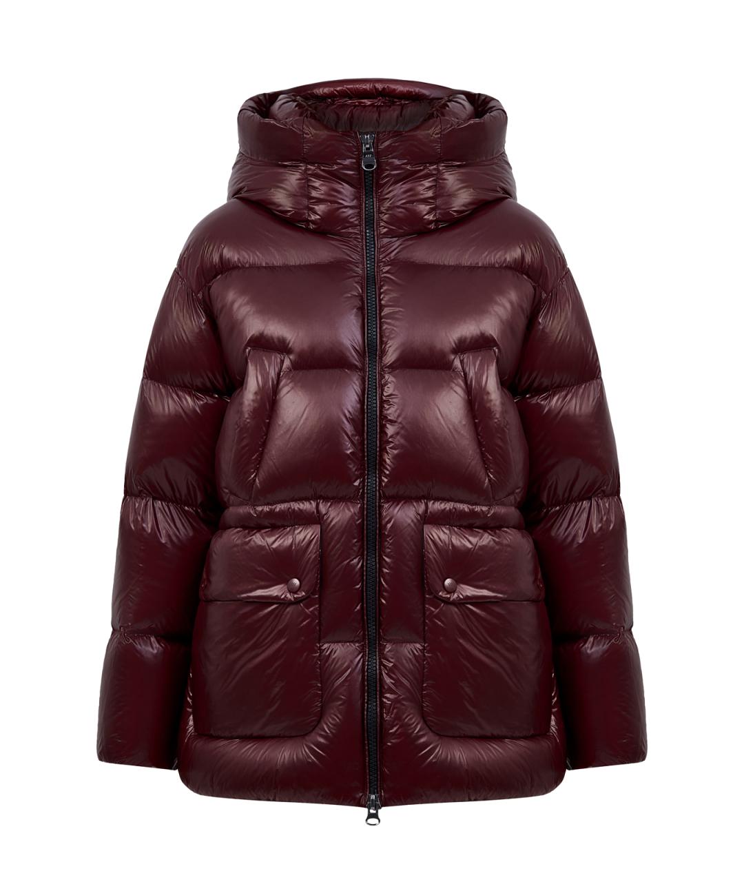 HETREGO Бордовый полиамидовый пуховик, фото 1