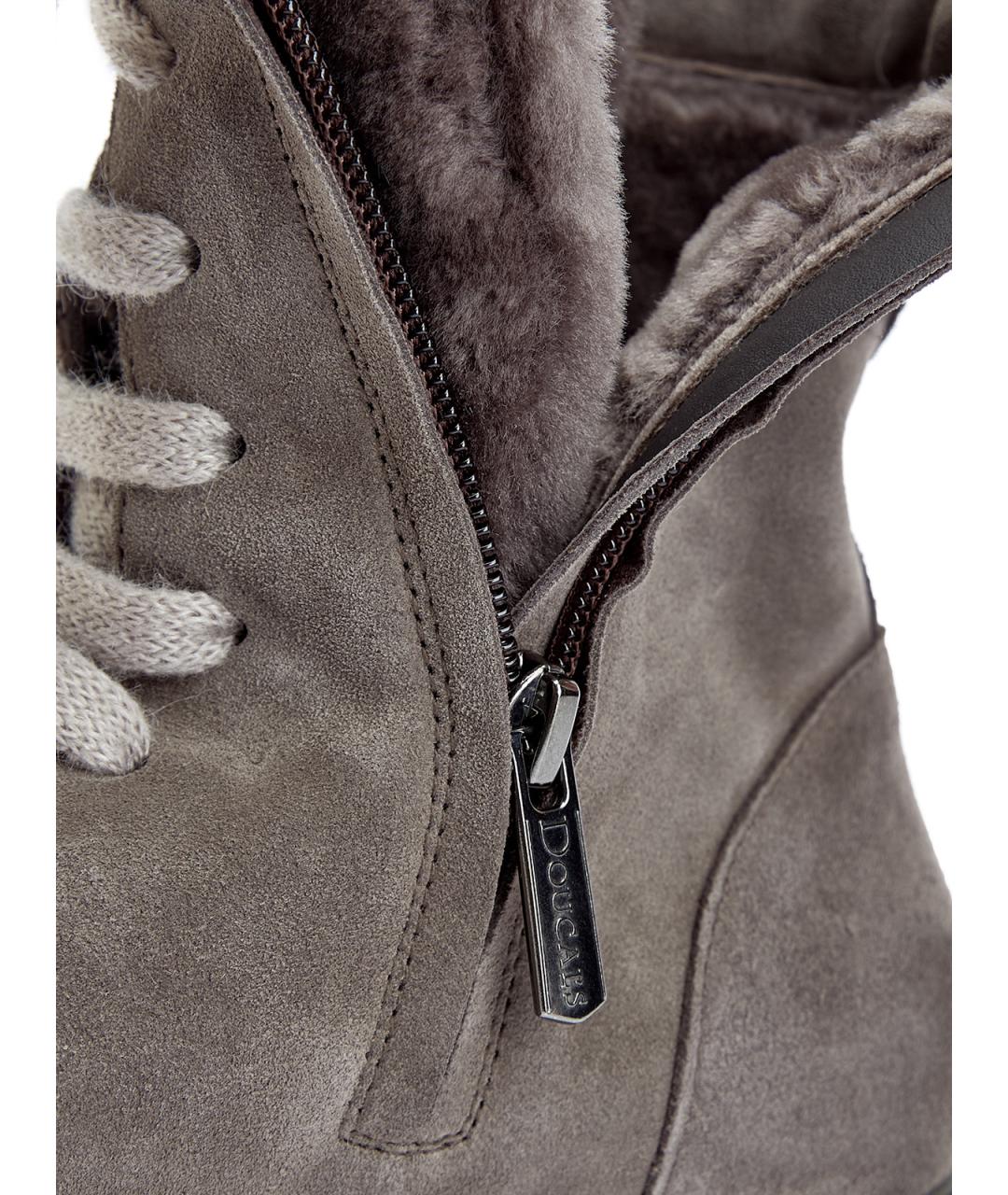 DOUCAL'S Серые замшевые ботинки, фото 7