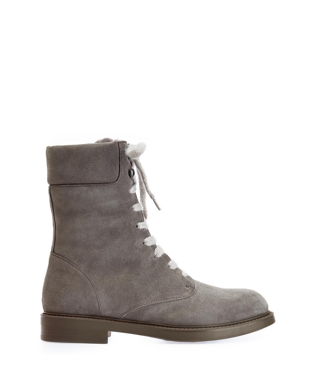 DOUCAL'S Серые замшевые ботинки, фото 1