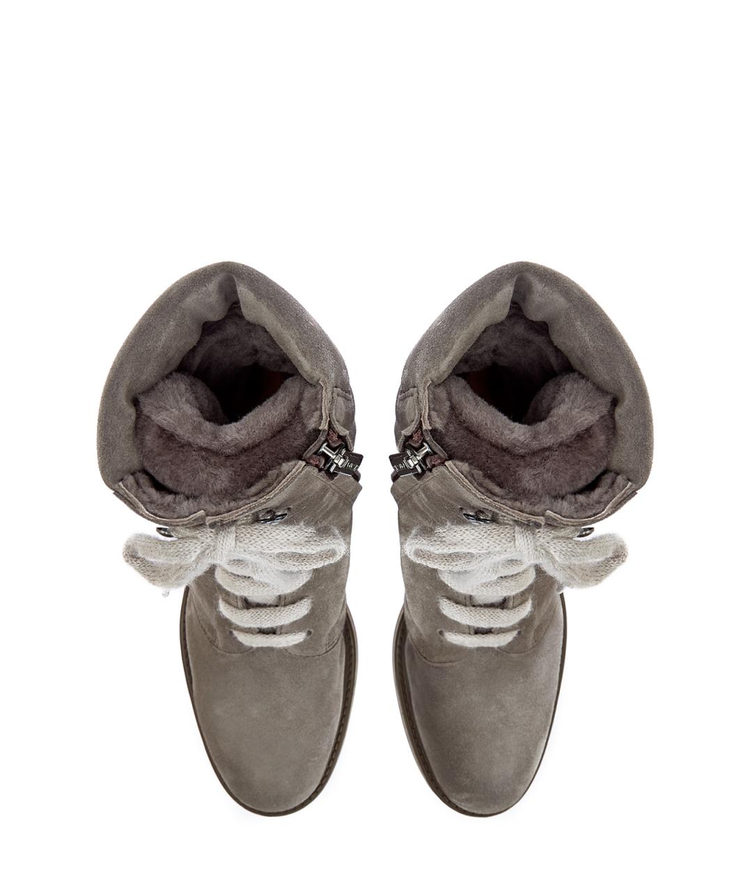 DOUCAL'S Серые замшевые ботинки, фото 5